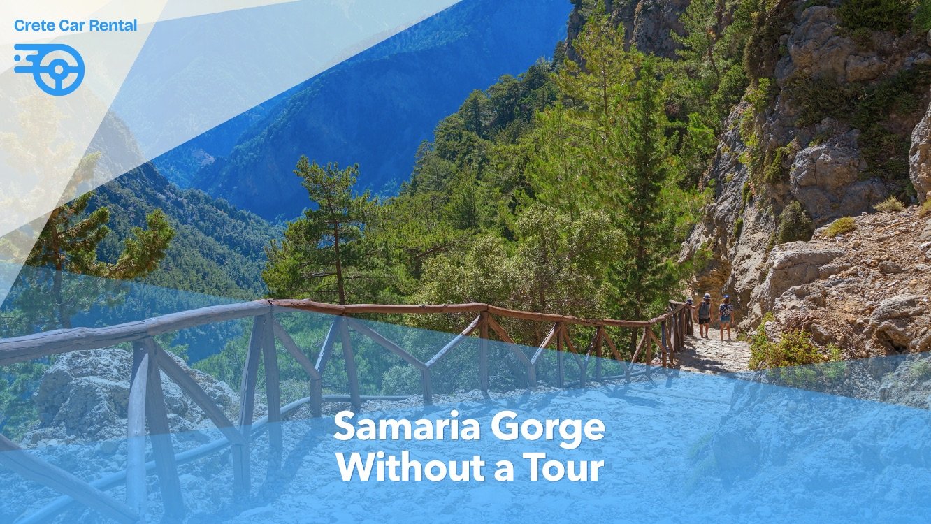Samaria Gorge without a tour, where to leave the car